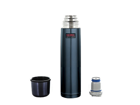 Термос из нерж. стали тм THERMOS FBB-1000BC Midnight Blue 1,0L - рис 3.