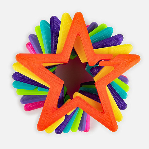 Брелок Impreso, 3D-печать на заказ, звезда - рис 4.