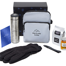 Подарочный набор Re:m. Step  с термосом, перчатками и сумкой