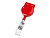 Ретрактор с ушком для ленты, красный - миниатюра - рис 2.