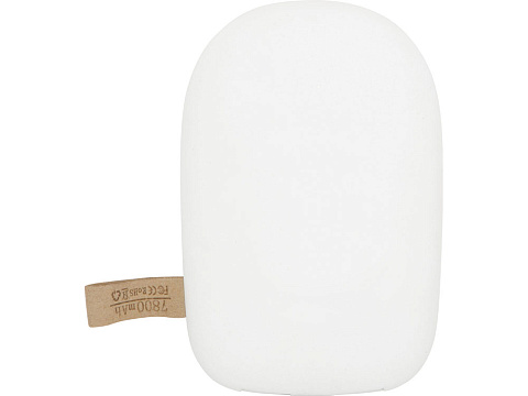 Внешний аккумулятор в форме камня Stone, 7800 mAh, белый - рис 4.