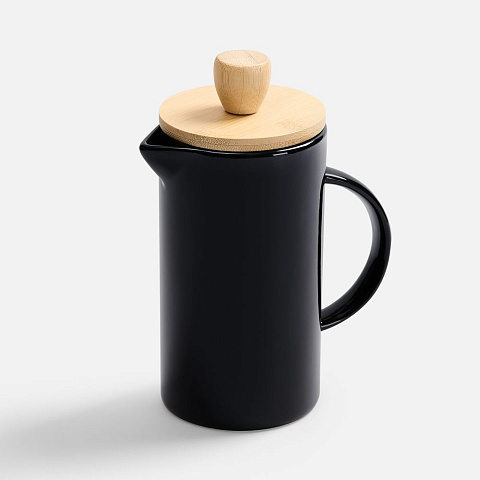 Френч-пресс Ceramero, черный - рис 2.