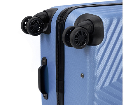 Чемодан TORBER ЛАМА, синий, ABS-пластик, 49 х 29,5 х 77 см, 92 л - рис 8.