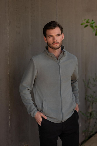 Куртка флисовая мужская Helsinki, темно-синяя - рис 5.