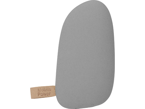 Внешний аккумулятор в форме камня Stone, 5200 mAh, серый - рис 4.