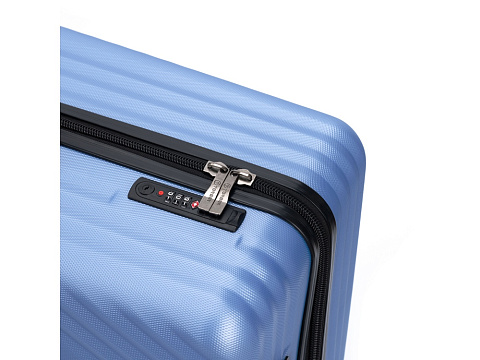 Чемодан TORBER ЛАМА, синий, ABS-пластик, 49 х 29,5 х 77 см, 92 л - рис 7.