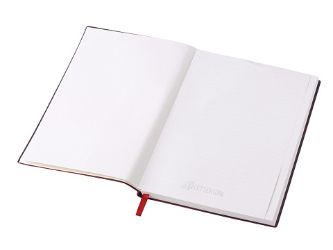 Блокнот А5 Bradbury, гибкая обложка, 80 листов 80 гр/м2 FSC бумага, красный - рис 4.