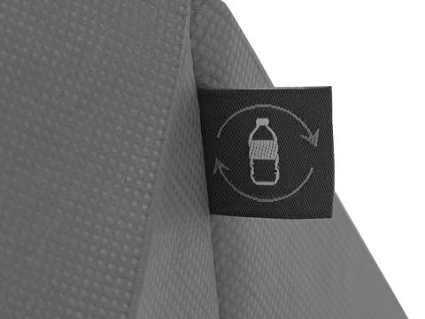 Сумка Reviver с донной складкой из нетканого переработанного материала RPET, серый - рис 3.