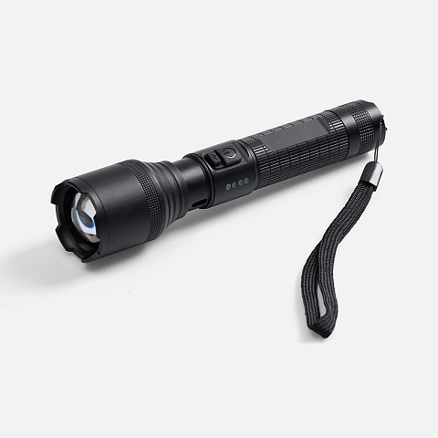 Фонарь аккумуляторный с фокусировкой луча FarSee, черный - рис 2.