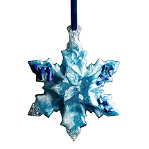 Елочные игрушки (Снежинка) Содалит