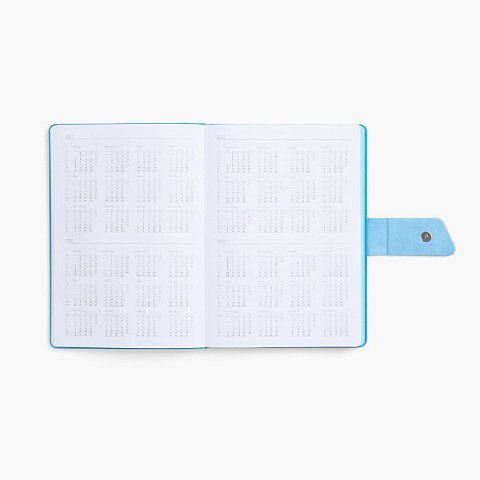 Ежедневник Boom, недатированный, черный с голубым - рис 9.